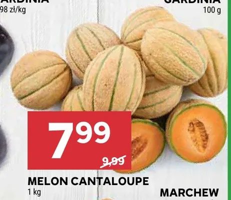 Melon Cantaloupe promocja w Stokrotka