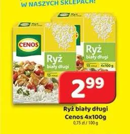 Ryż biały długi Cenos 4-pak promocja w Delfin