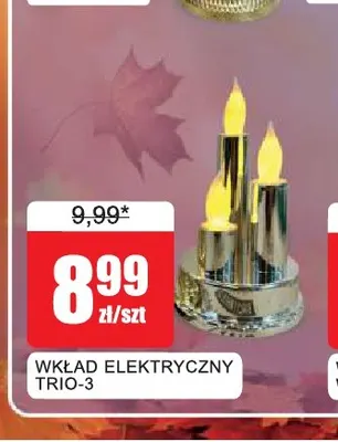 Wkład elektryczny Trio-3 promocja w Bingo