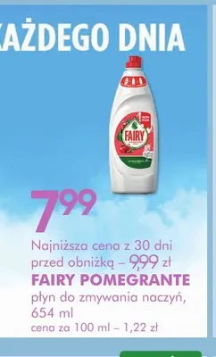Płyn do zmywania naczyń Fairy Pomegranate promocja w Super-Pharm