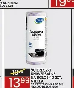 Ściereczki uniwersalne na rolce Stella promocja w Wafelek