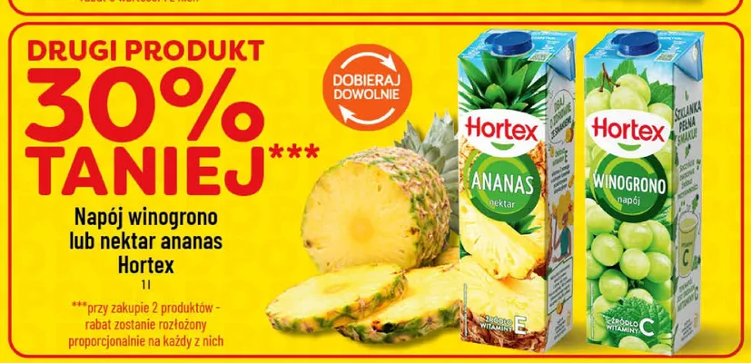 Nektar ananas Hortex promocja w POLOmarket