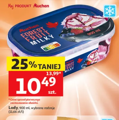 Lody Auchan promocja w Auchan