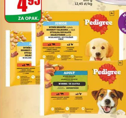 Mokra karma dla psa Pedigree Junior promocja w Dino