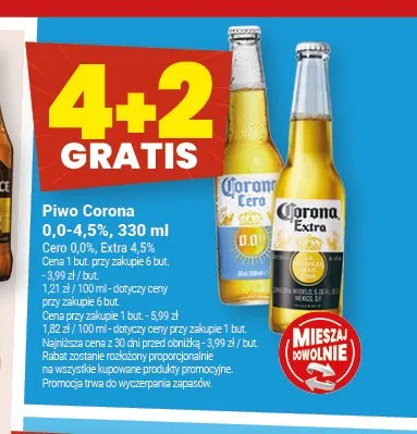Piwo Corona Extra promocja w Twój Market