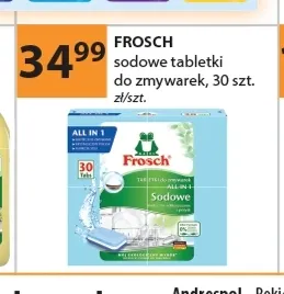 Sodowe tabletki do zmywarek Frosch promocja w Drogerie Laboo