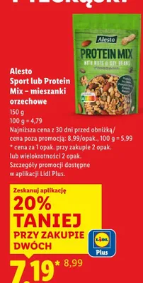 Mieszanki orzechowe Protein Mix promocja w Lidl