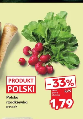 Polska rzodkiewka promocja w Kaufland