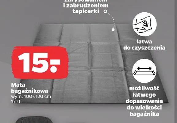 Mata bagażnikowa promocja w Netto