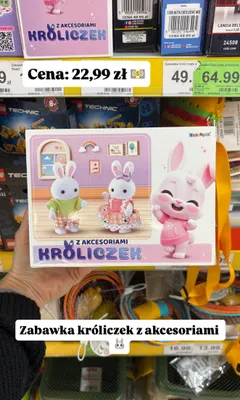 Zabawka Króliczek z akcesoriami Norimpex promocja w Dino