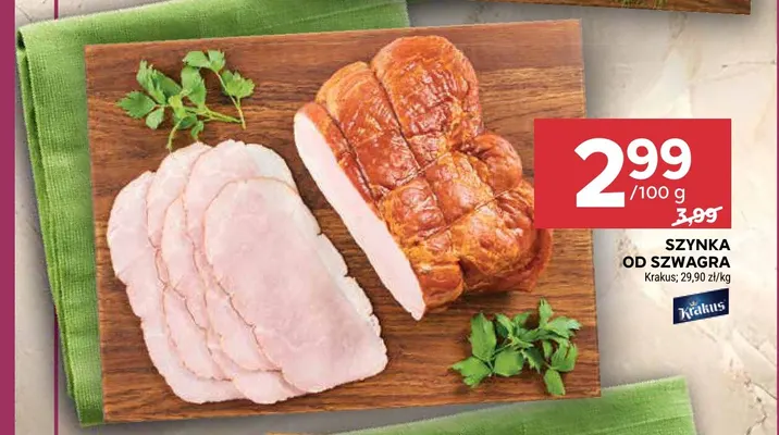 Szynka od szwagra Krakus promocja w Stokrotka