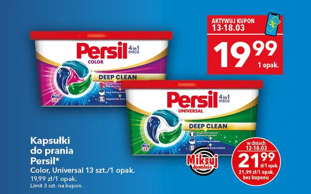 Kapsułki do prania Universal 4in1 promocja w LEWIATAN
