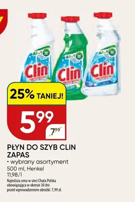 Płyn do szyb zapas promocja w Chata Polska