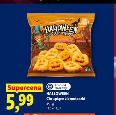 Chrupiące ziemniaczki Halloween promocja w Lidl