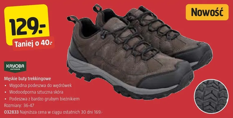 Męskie buty trekkingowe promocja w Jula