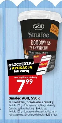 Smalec domowy ze skwarkami AGII promocja w Twój Market