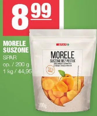 Morele suszone promocja w SPAR