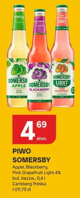 Piwo Somersby Apple promocja w Chorten