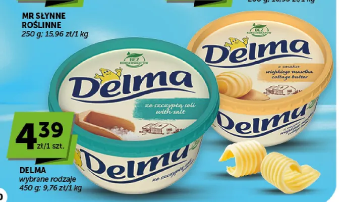 Margaryna Delma ze szczyptą soli promocja w Groszek