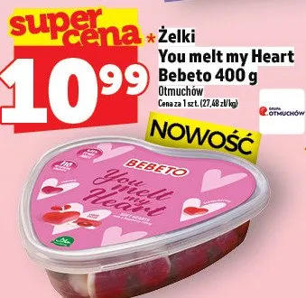Żelki You melt my Heart Bebeto 400 g promocja w TOPAZ