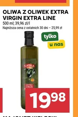Oliwa z oliwek Extra Virgin Extra Line promocja w Stokrotka