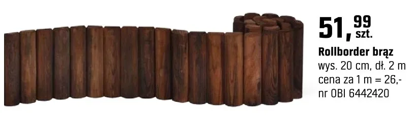 Rollborder brąz promocja w OBI