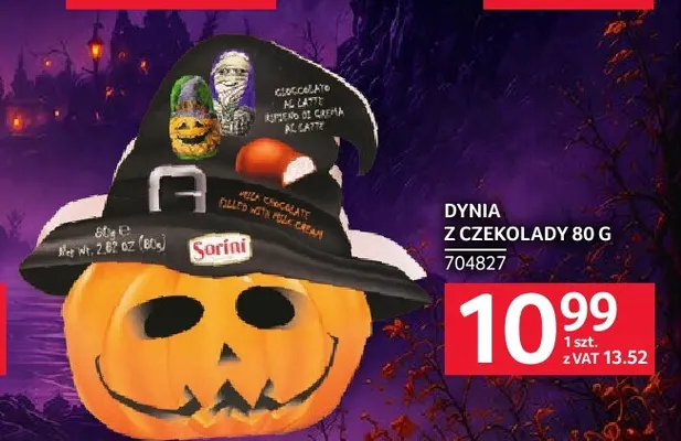 Dynia z czekolady Sorini promocja w Selgros