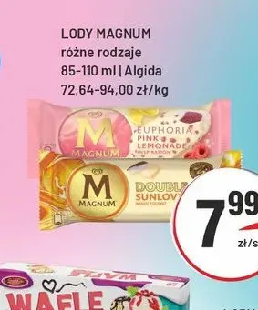 Lody Magnum Pink Lemonade promocja w Sedal