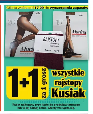 Rajstopy Kusiak promocja w TOPAZ