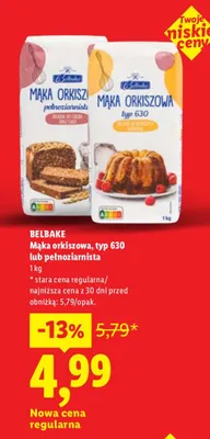 Mąka orkiszowa, typ 630  promocja w Lidl