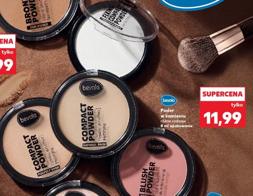Puder w kamieniu bevola Fixing Compact Powder promocja w Kaufland