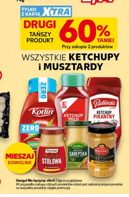 Ketchupy i musztardy promocja w Kaufland