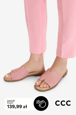 Klapki damskie Lasocki promocja w CCC