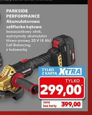 Akumulatorowa szlifierka kątowa Parkside Performance promocja w Kaufland