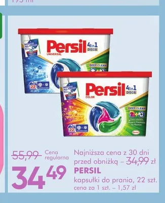 Kapsułki do prania Universal Persil promocja w Super-Pharm