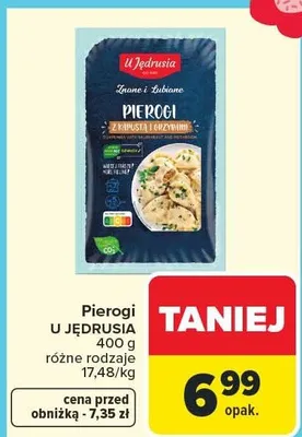 Pierogi różne rodzaje promocja w Carrefour Market