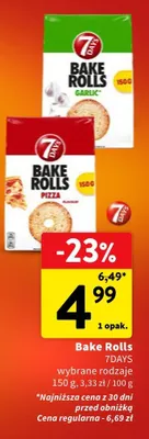 Bake Rolls wybrane rodzaje promocja w Intermarche