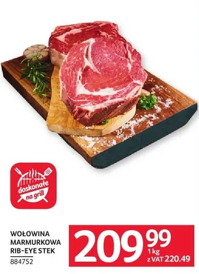 Wołowina marmurkowa Rib-Eye Stek promocja w Selgros