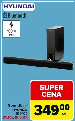 Soundbar Hyundai HSB940B promocja w Carrefour