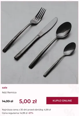 Nóż Remico promocja w home&you