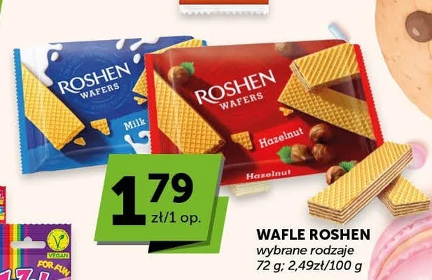 Wafle Roshen Milk promocja w Groszek