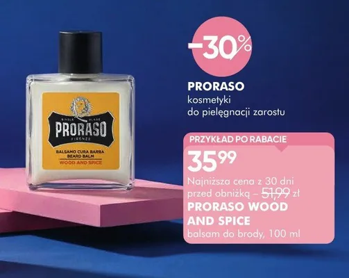 Balsam do brody Wood And Spice promocja w Super-Pharm