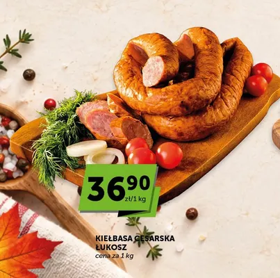 Kiełbasa cesarska Łukosz promocja w ABC