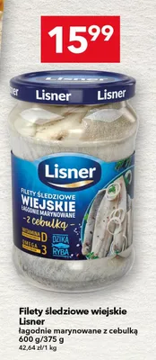 Filety śledziowe wiejskie łagodnie marynowane z cebulką promocja w LEWIATAN