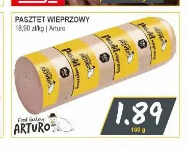 Pasztet wieprzowy Arturo promocja w Słoneczko