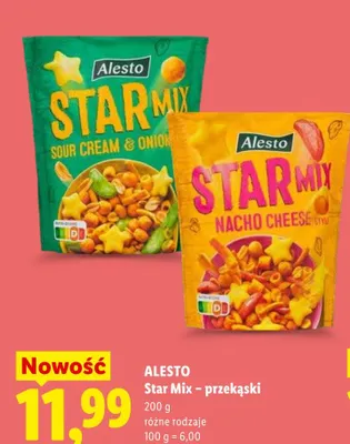 Star Mix Nacho Cheese Alesto promocja w Lidl