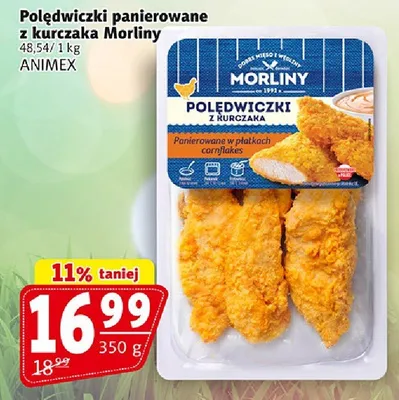 Polędwiczki panierowane z kurczaka Morliny promocja w Prim Market