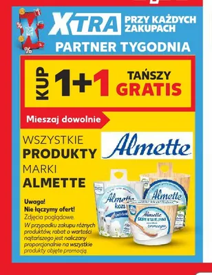 Serek twarogowy kozi Almette promocja w Kaufland