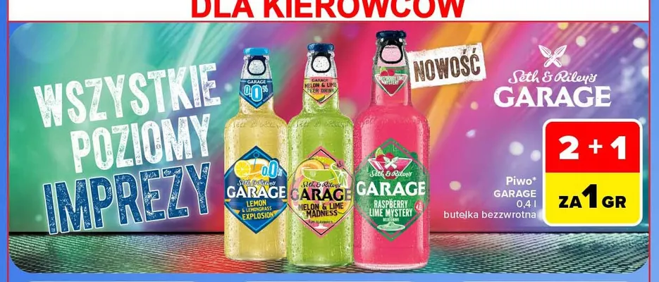 Piwo bezalkoholowe Seth & Riley's Garage Lemon & Lemongrass Explosion promocja w Carrefour