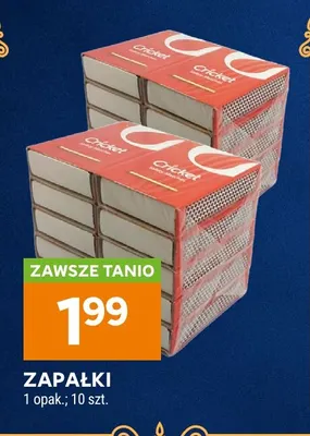 Zapałki Cricket 10-pak promocja w Stokrotka